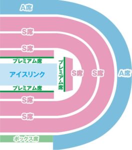 ディズニーオンアイス横浜アリーナの座席表は？